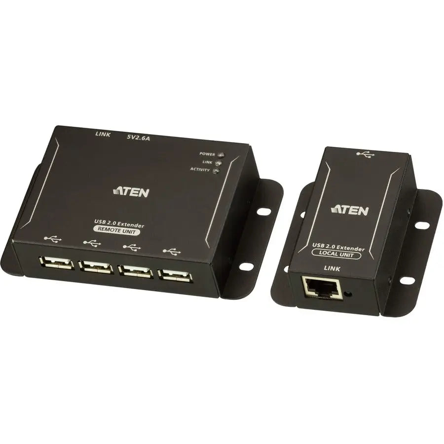 ATEN Technologies 4-Port USB 2.0 CAT 5 Extender UCE3250 – Long-Range USB Extension up to 50 Meters
