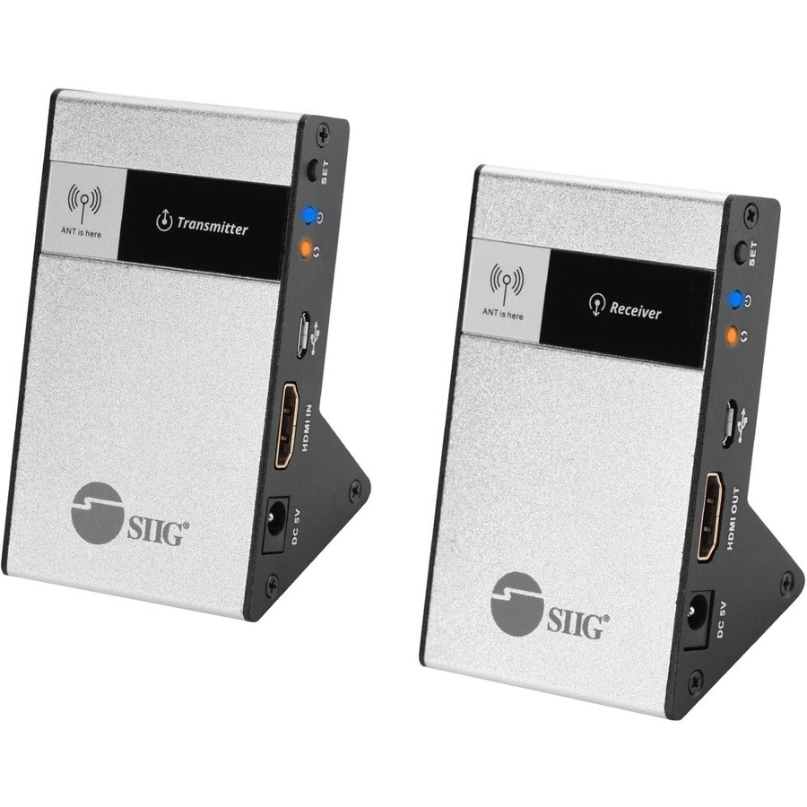 SIIG 4K HDMI Wireless Extender Kit - 98ft Range with 3840x2160 Resolution and Dual Antennas
