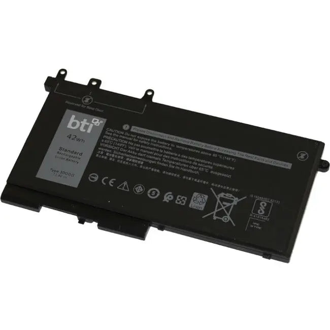 Battery Technology Inc. Laptop Battery for Dell Latitude 5590 - 3 Cell 7.26V, 3684mAh, Li-Polymer Rechargeable Power Pack