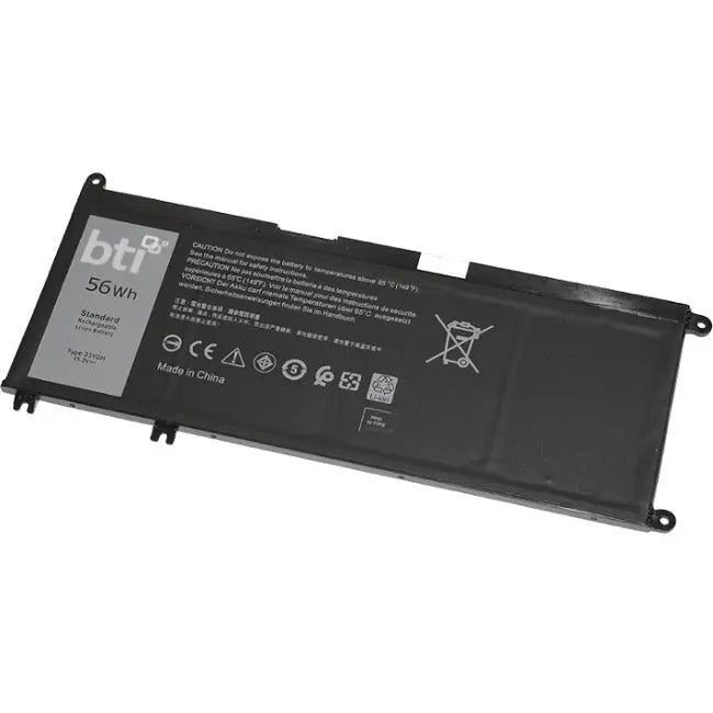BTI Li-Poly 4-Cell Battery for Dell Inspiron 7779, Latitude 3500 & Vostro 7580 – 15.2V, 3684mAh