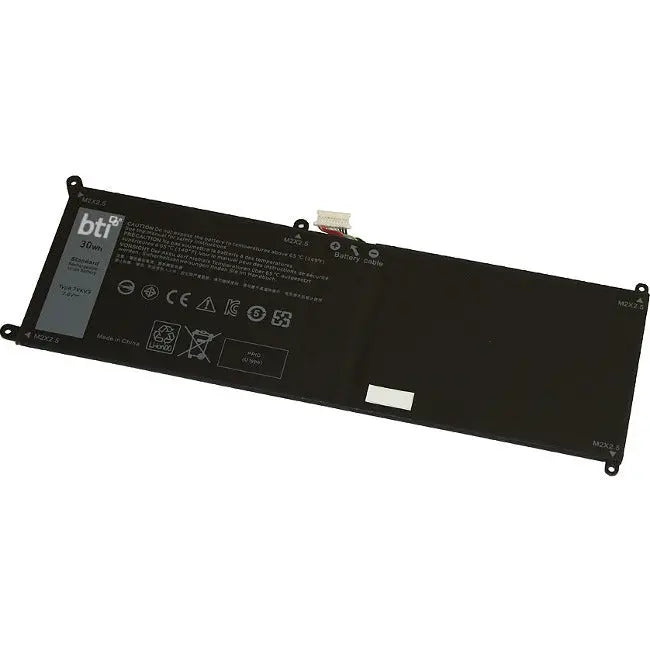 BATTERY TECHNOLOGY INC. LI-POLY 3-Cell 7.26V Replacement Battery for Dell Latitude 12 7275 and XPS 12 9250