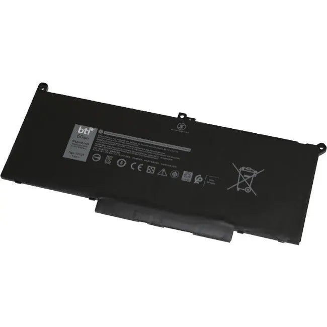 BTI F3YGT-BTI 7.6V 60Wh Li-ion Battery for Dell Latitude 7280, 7480, E7480, 7390, 7490