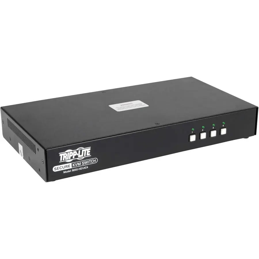 Eaton Tripp Lite Series B002-HD1AC4 Secure 4-Port HDMI to DisplayPort KVM Switch for High-Security Environments
