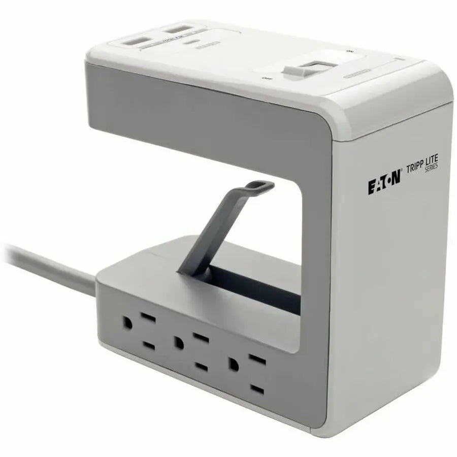 Eaton Tripp Lite Series Protect It! TLP648USBC 6-Outlet Surge Protector with Clamp and USB Charging