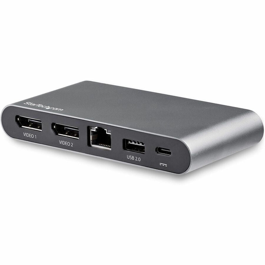 StarTech.com DK30C2DAGPD - Dual Monitor USB-C Multiport Docking Station with 2 x 4K DisplayPort, 100W Power Delivery, Gigabit Ethernet, and USB-A Hub