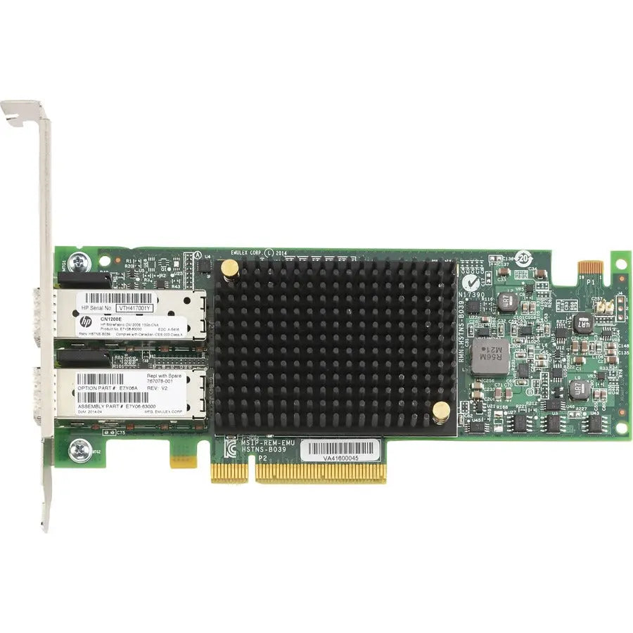 HPE Sourcing StoreFabric CN1200E 10Gb Converged Network Adapter - Dual Port PCIe 3.0 Ethernet Card