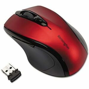 Kensington Pro Fit Wireless Mid-Size Mouse - Red, Model K72422AMA