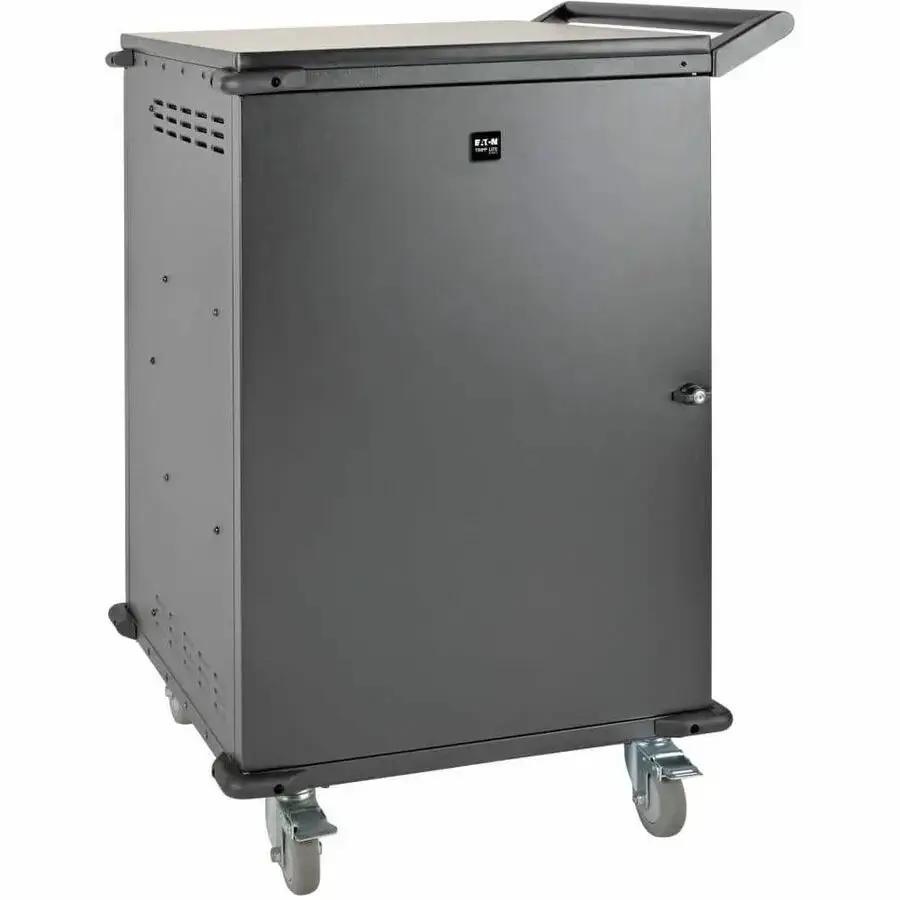 Eaton Tripp Lite Series CSC42AC 42-Device Mobile Charging Cart for Laptops and Chromebooks, 120V, Black by Eaton Corporation
