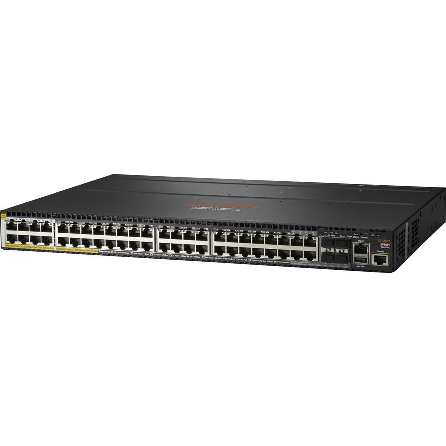 HPE Aruba 2930M 40G 8 Smart Rate PoE Class 6 1-Slot Switch R0M67A