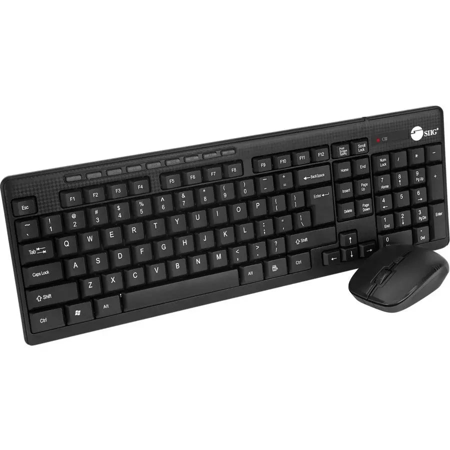 SIIG Wireless Extra-Duo Keyboard & Mouse Combo - JK-WR0T12-S1