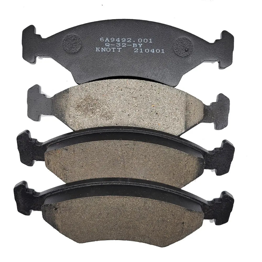 Load Rite by Knott Brake Pads for 10 & 12 Inch Disc Full Axle - Pack of 2 Sets (Inner & Outer)