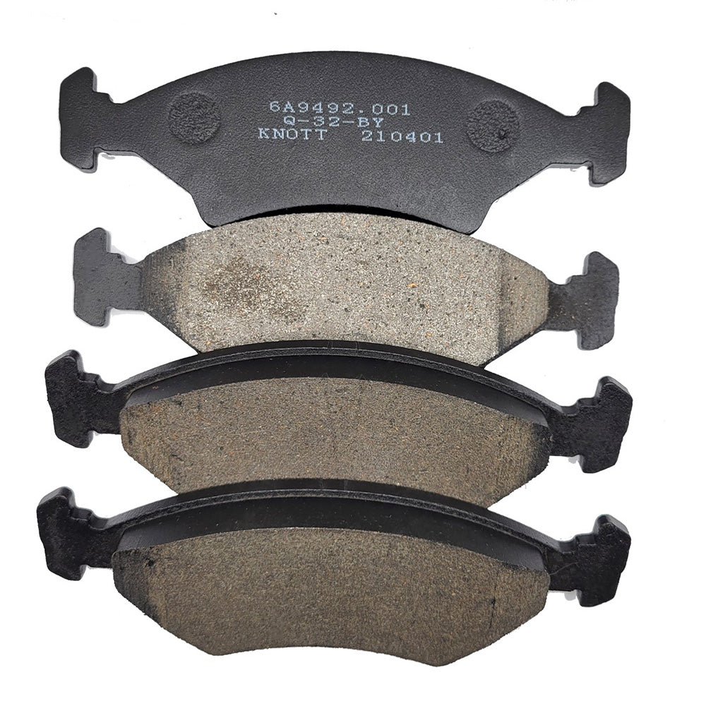 Load Rite by Knott Brake Pads for 10 & 12 Inch Disc Full Axle - Pack of 2 Sets (Inner & Outer)