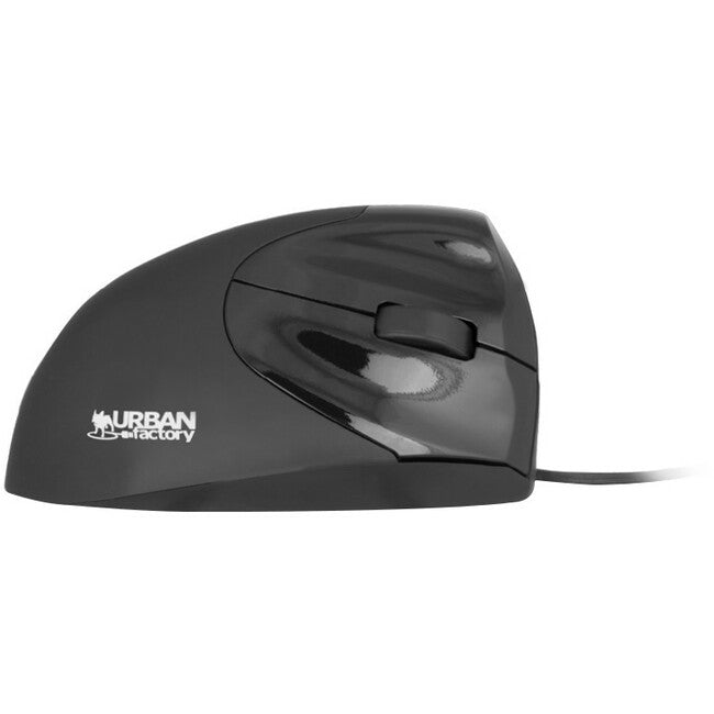 Urban Factory EMR01UF-V2 USB Wired Vertical Ergonomic Mouse for Right-Handed Users