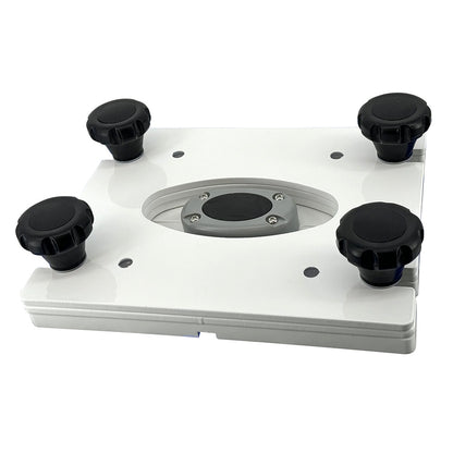 Seaview Removable Pedestal Mount Base with 7x7 Plate ? White