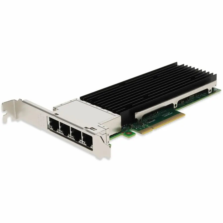 AddOn Industry Standard 10Gbps PCIe 3.0 x8 Network Interface Card with Quad RJ-45 Ports
