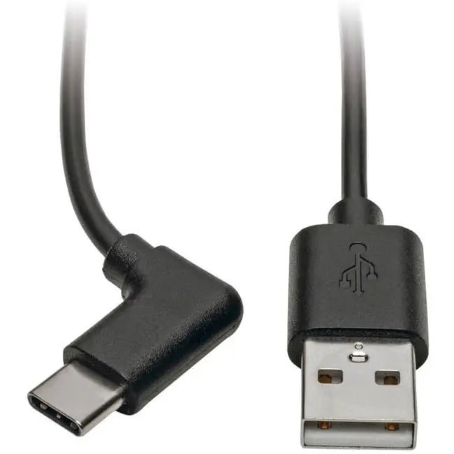 Eaton Tripp Lite Series USB-A to USB-C Cable, 3 ft. Right-Angle USB-C, USB 2.0 Data Transfer Cable by Eaton Corporation