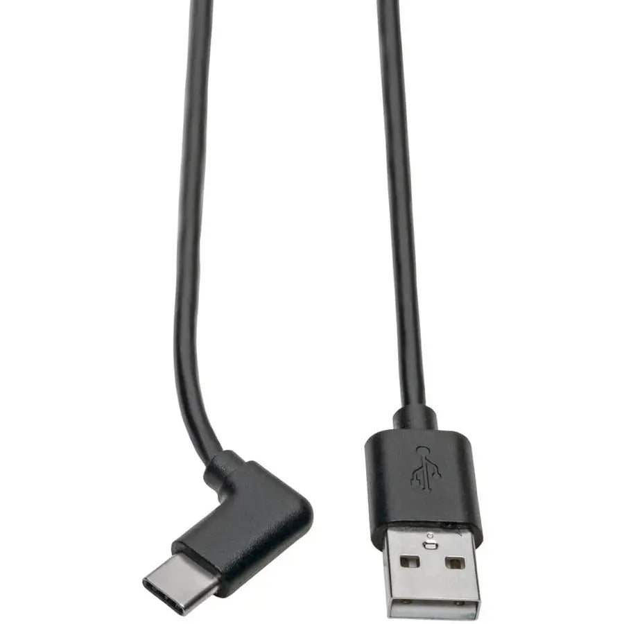 Eaton Tripp Lite Series U038-006-CRA 6 ft USB Type-A to USB Type-C Data Transfer Cable with Right-Angle Connector