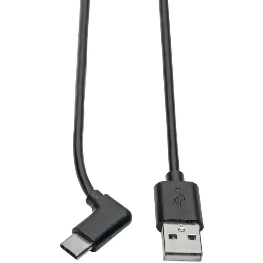 Eaton Tripp Lite Series U038-006-CRA 6 ft USB Type-A to USB Type-C Data Transfer Cable with Right-Angle Connector by Eaton Corporation