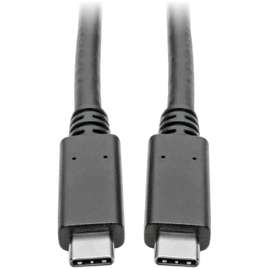 Eaton Corporation Tripp Lite U420-006 USB-C to USB-C Cable - 6 ft., USB 3.1 Gen 1, Thunderbolt 3 Compatible