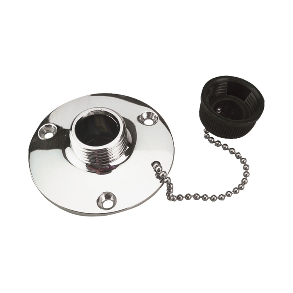 Sea-Dog Washdown Water Outlet - Chrome Plated Brass, Part Number 512120-1
