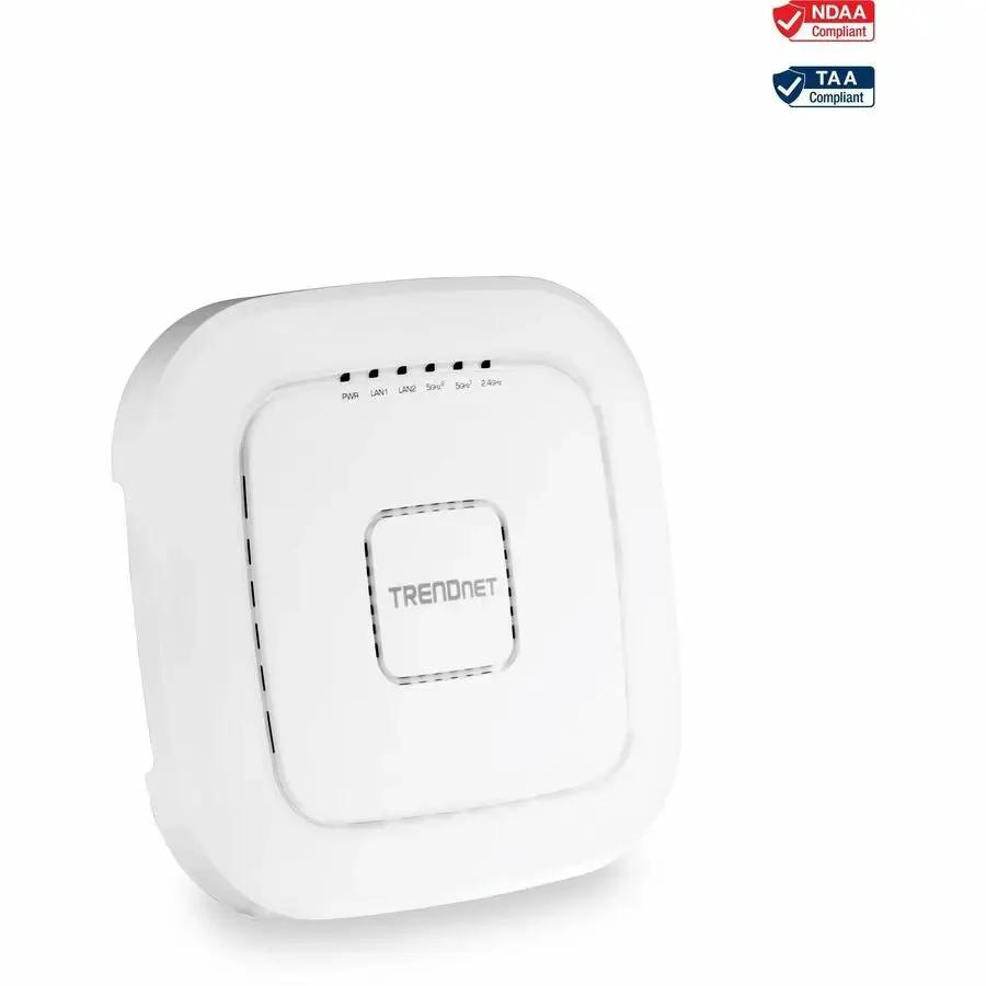 TRENDnet AC2200 Tri-Band PoE+ Indoor Wireless Access Point TEW-826DAP with MU-MIMO Technology by TRENDnet