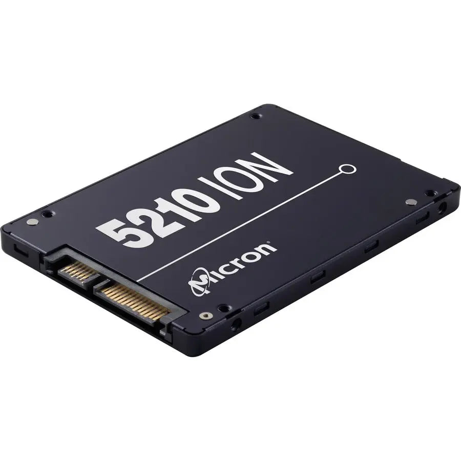 Micron 5210 ION Enterprise SATA QLC SSD – 7.68TB Internal 2.5" Drive for Data Center and Business Applications