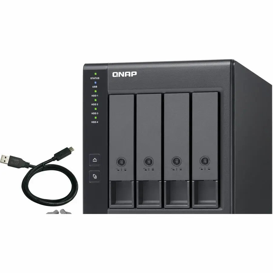 QNAP TR-004-US 4-Bay USB Type-C Direct Attached Storage with Hardware RAID