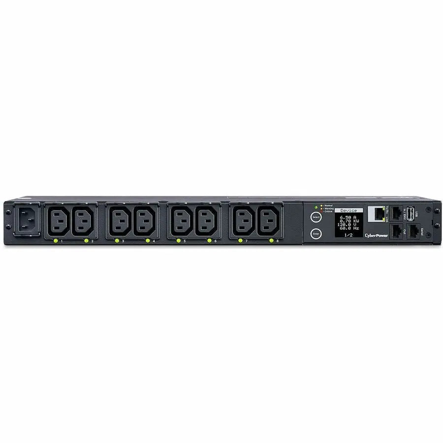 CyberPower PDU41004 1U Rackmount Switched Power Distribution Unit with Network Management