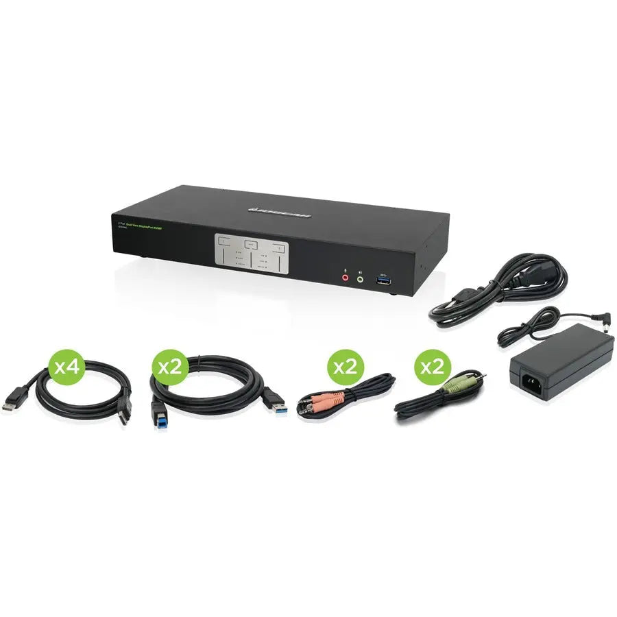 2PORT 4K DUAL VIEW DISPLAYPORT PERP