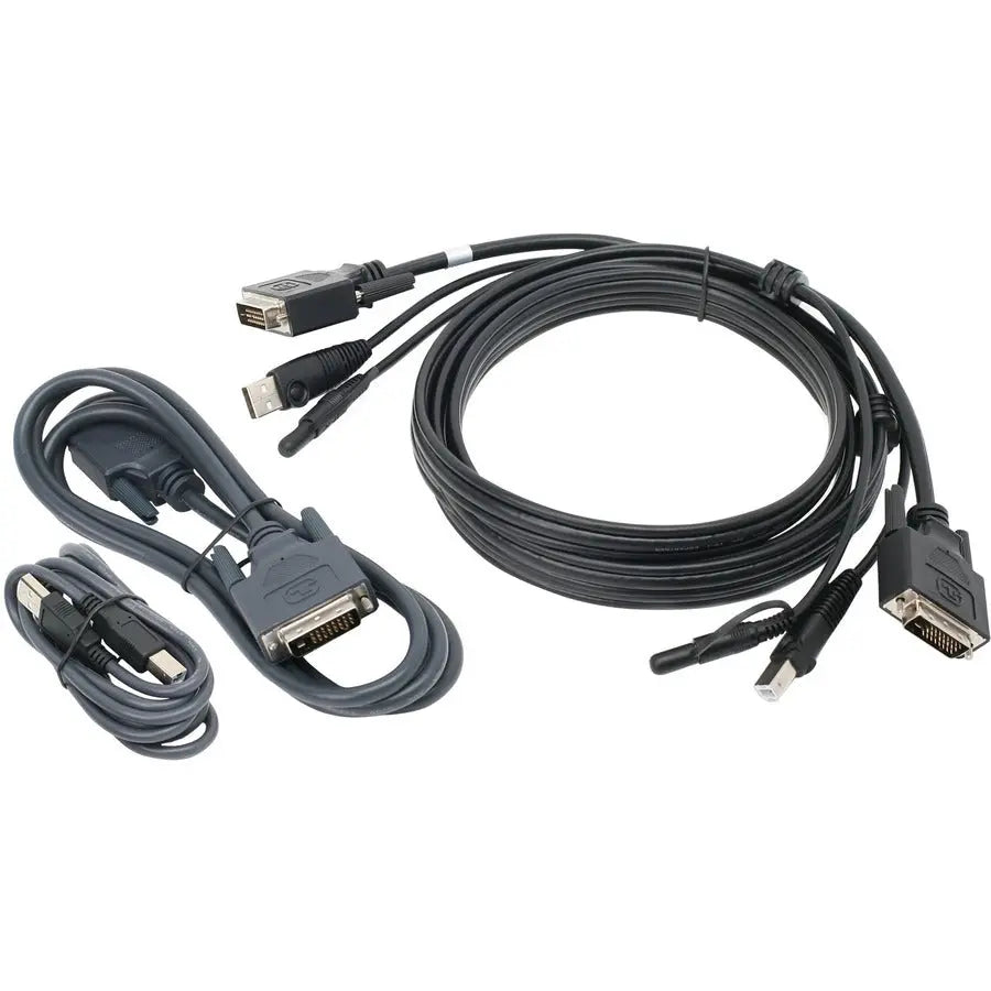 10FT DUAL VIEW DVIUSB KVM CABLECABL