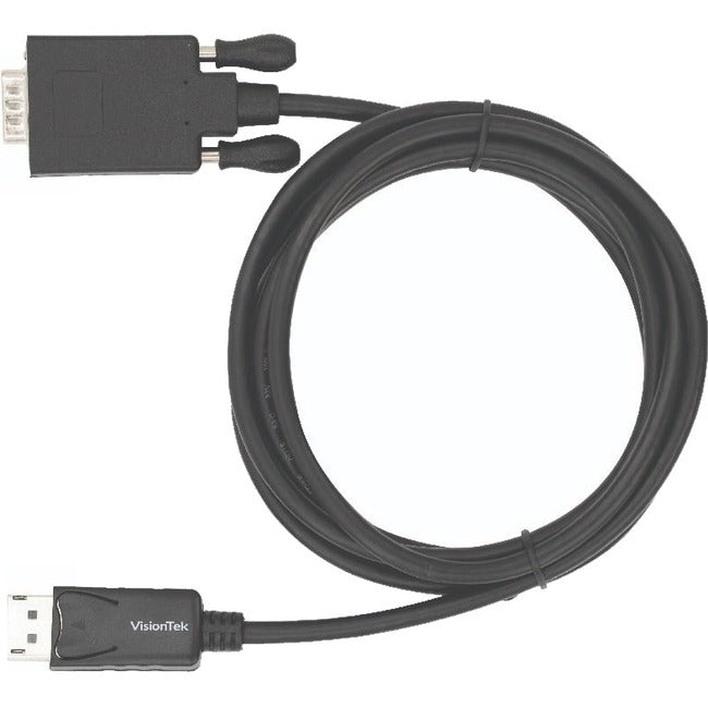 VisionTek DisplayPort to VGA 6-Foot Active Cable, M/M, Part Number 901216