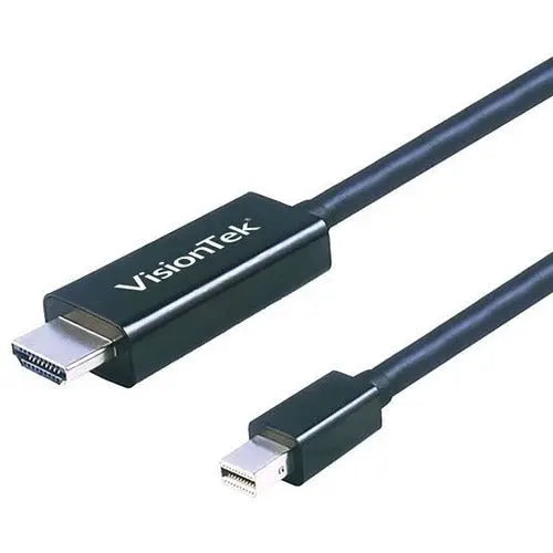 VisionTek Mini DisplayPort to HDMI 2.0 Active Cable (Part Number 901215, 6 ft, 4K @60Hz) for High-Resolution Video and Audio