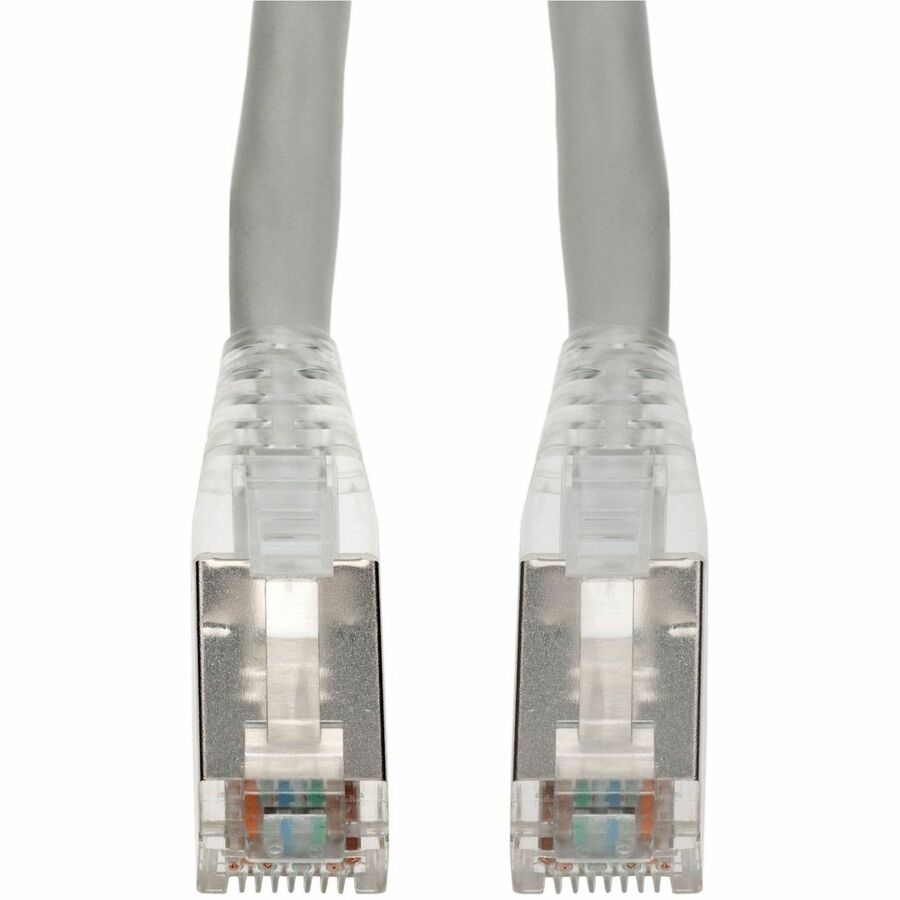 AddOn 3ft Gray CAT6 Shielded PVC Ethernet Cable with Snagless Bubble Boot RJ-45 M/M