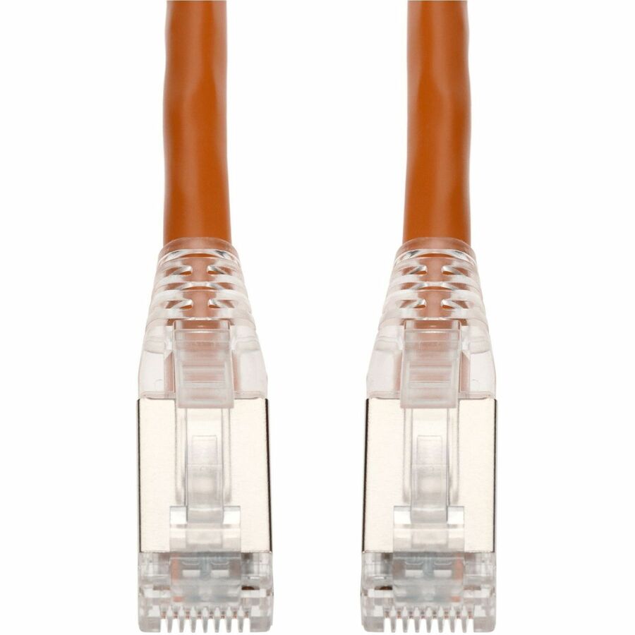 AddOn 3ft Orange CAT6 Shielded PVC Ethernet Cable with Snagless Bubble Boot RJ-45 M/M