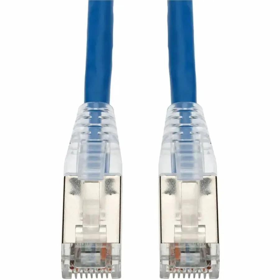 AddOn 3ft Blue CAT6 Shielded PVC Ethernet Cable with Snagless Bubble Boot RJ-45 M/M by ADDON