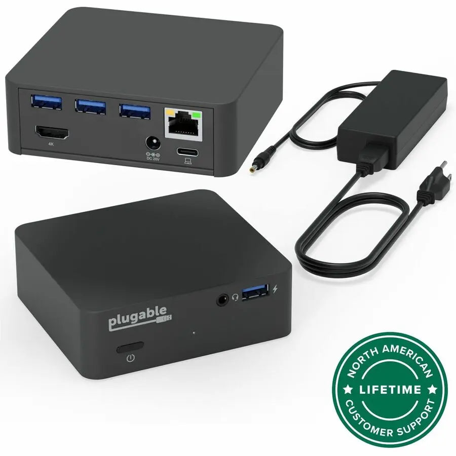 Plugable UD-CAM USB-C Mini Docking Station with 85W Power Delivery and 4K Support