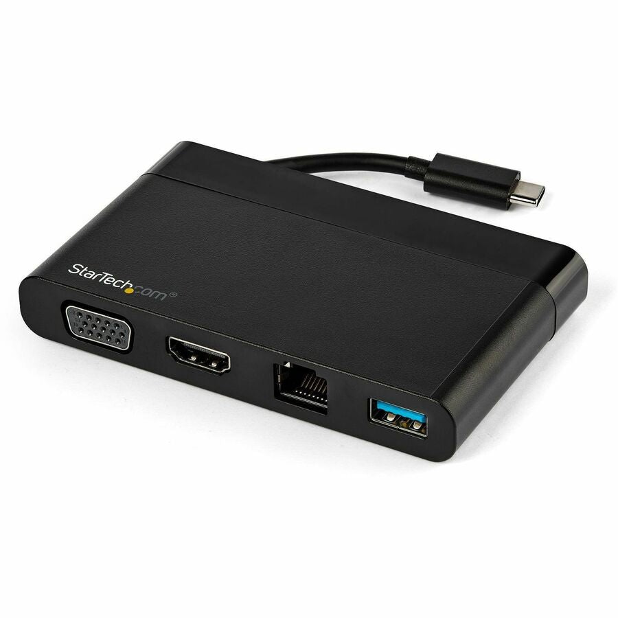 StarTech.com DKT30CHVCM USB-C Multiport Adapter with HDMI, VGA, Gigabit Ethernet, and USB 3.0 for MacBook Pro, Dell XPS, and Chromebook