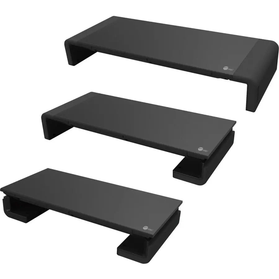 SIIG CE-MT2P12-S1 Stylish Foldable Monitor Stand for Desk Organization and Space Saving