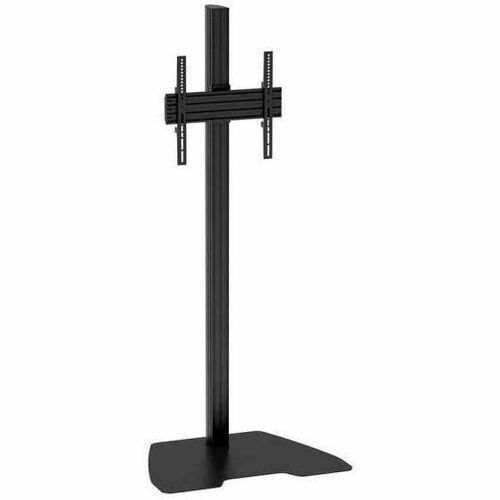 Atdec ADBS-1-4FBB Single Freestanding Floor Mount for 55-Inch Displays - Black