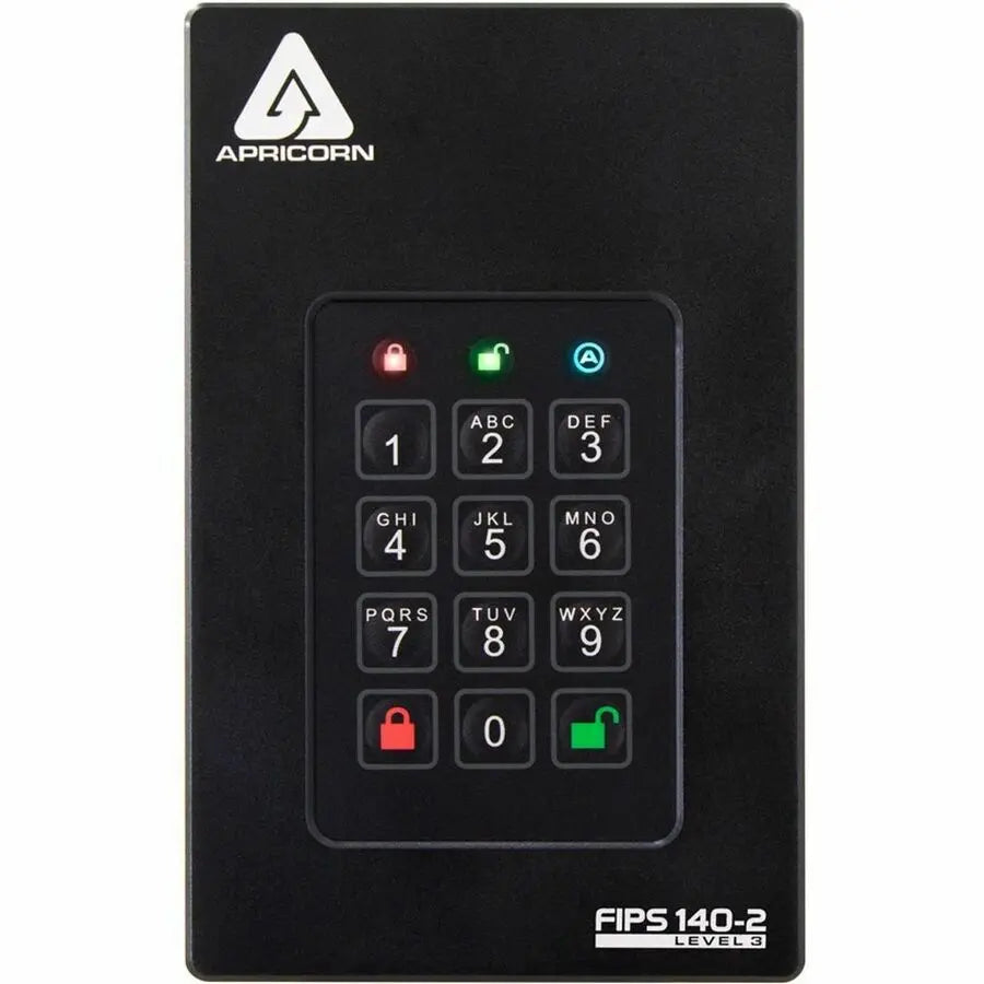 Apricorn Aegis Fortress L3 4TB External SSD with USB 3.0 and Hardware Encryption