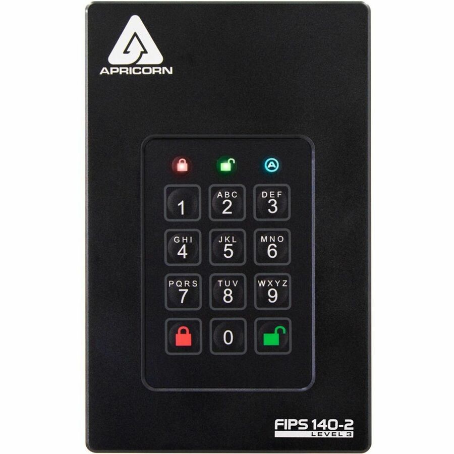 Apricorn Aegis Fortress 4TB External SSD – Reliable USB 3.0 Portable Storage