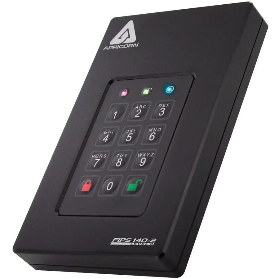 Apricorn Aegis Fortress L3 2TB External Hard Drive with USB 3.0 and Hardware Encryption