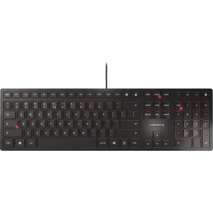 Cherry KC 6000 SLIM Wired Keyboard with Scissor Mechanism and Extra Keys