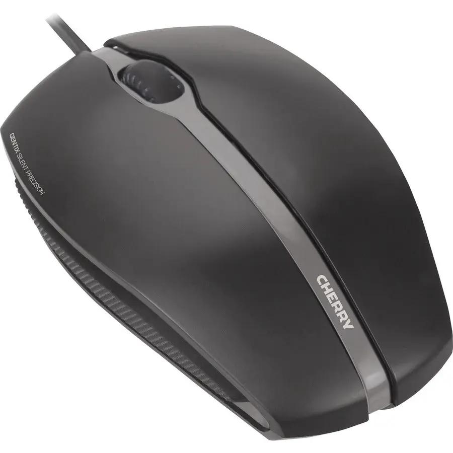 Cherry GENTIX Silent No-Click Wired Mouse with Ergonomic Design and 1000 DPI Precision by Cherry Americas
