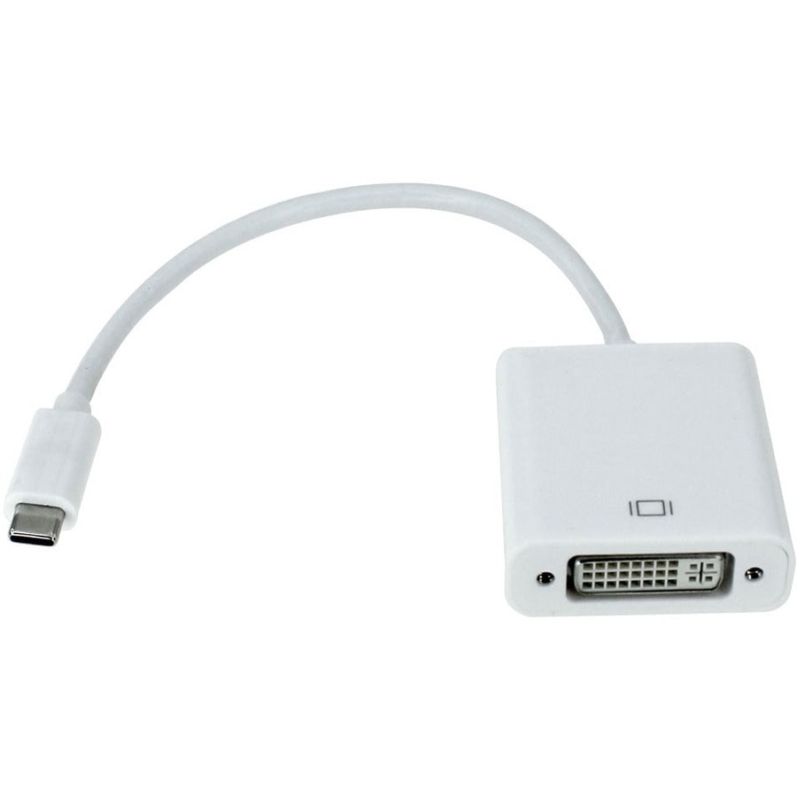4XEM USB-C to DVI-D Adapter - White | Model 4XUSBCDVIA