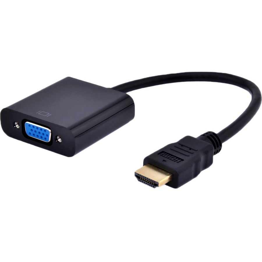 4XEM HDMI to VGA Adapter, Black - 4XHDMIVGAFAB