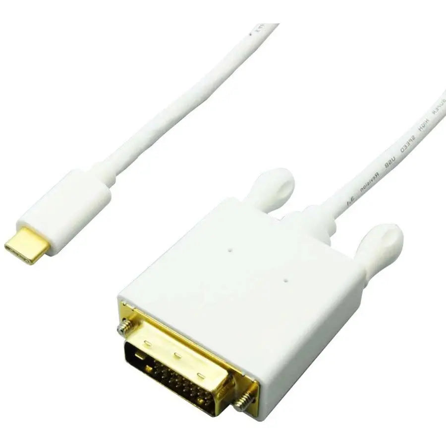 4XEM USB-C to DVI Adapter Cable - 6 Foot High-Resolution Video Cable for MacBook and USB-C Devices