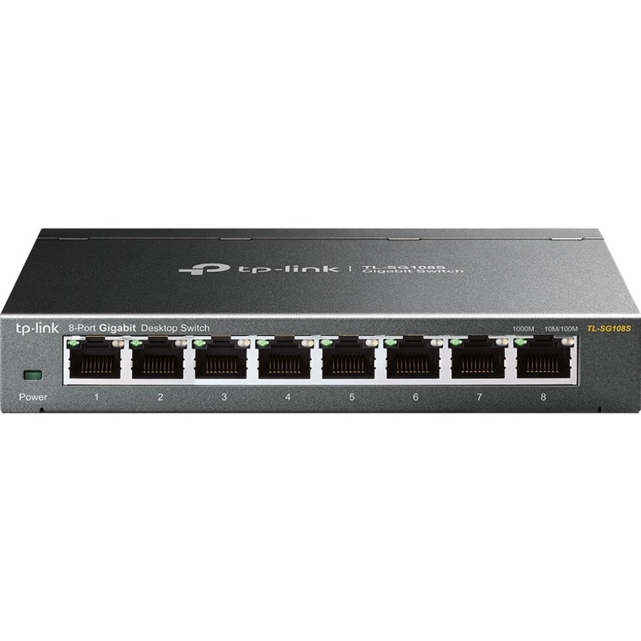 TP-Link TL-SG108S 8-Port Gigabit Ethernet Switch for Home and Office Networks