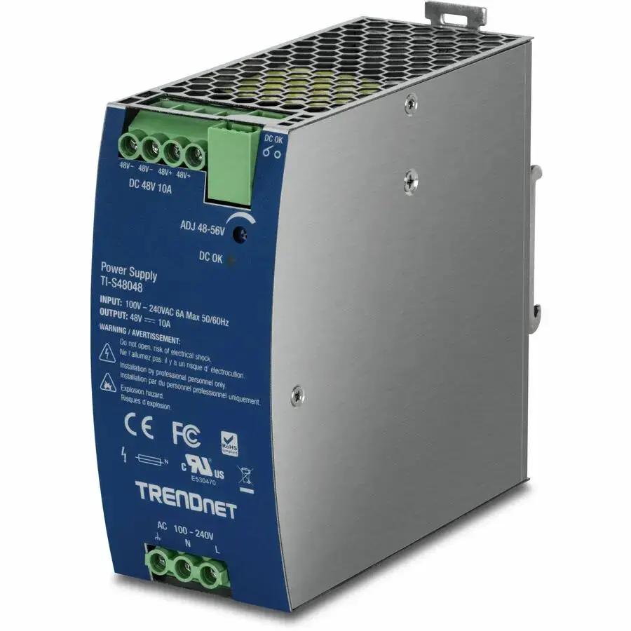TRENDnet TI-S48048 480W Industrial DIN-Rail Power Supply with Active PFC by TRENDnet