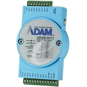 Advantech ADAM-6017-D 8-Channel Isolated Analog Input Modbus TCP Module with 2 Digital Outputs